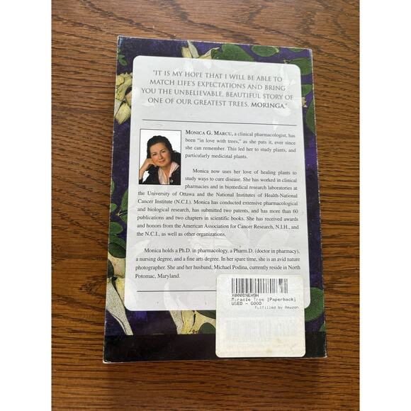 Miracle Tree - Paperback By Monica G Marcu - Moringa Tree Healing Plants VGC - Picture 2 of 2